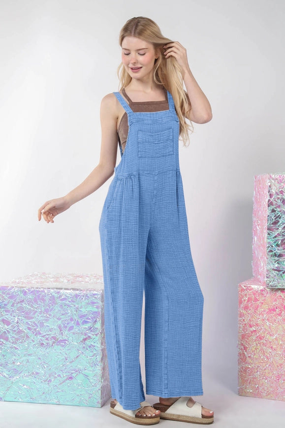 Denim Jumpsuit/Overalls Pants