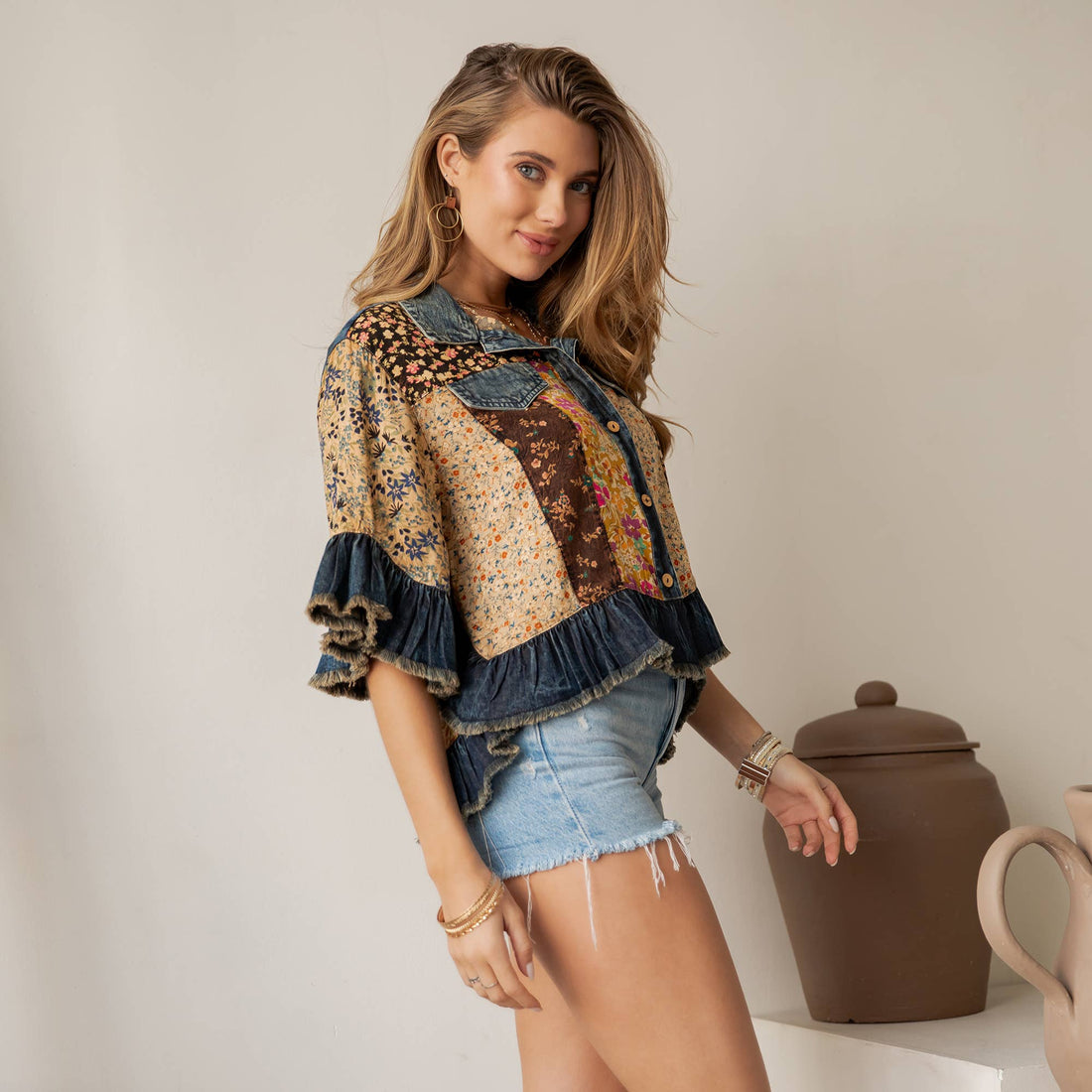 The Wild Patchwork Denim Jacket