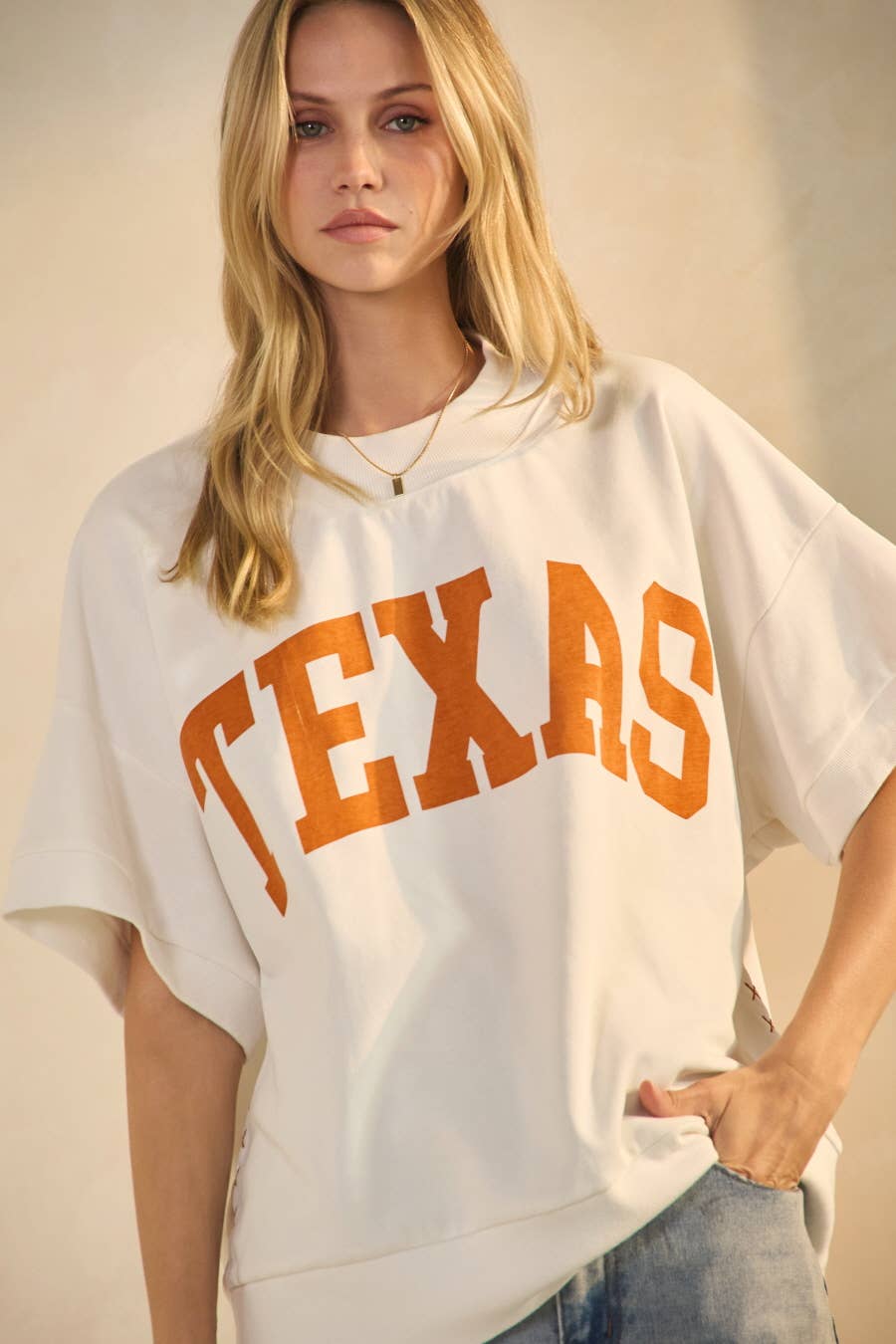 Texas Oversized Sweatshirt Tee