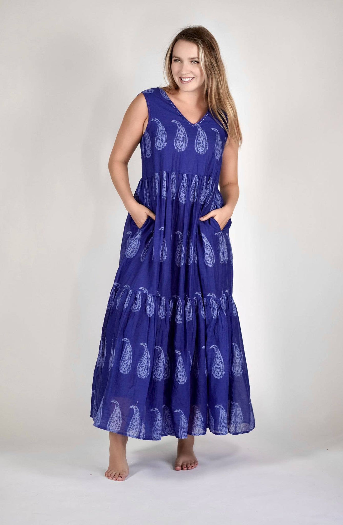 Pisa blue Maxi Dress