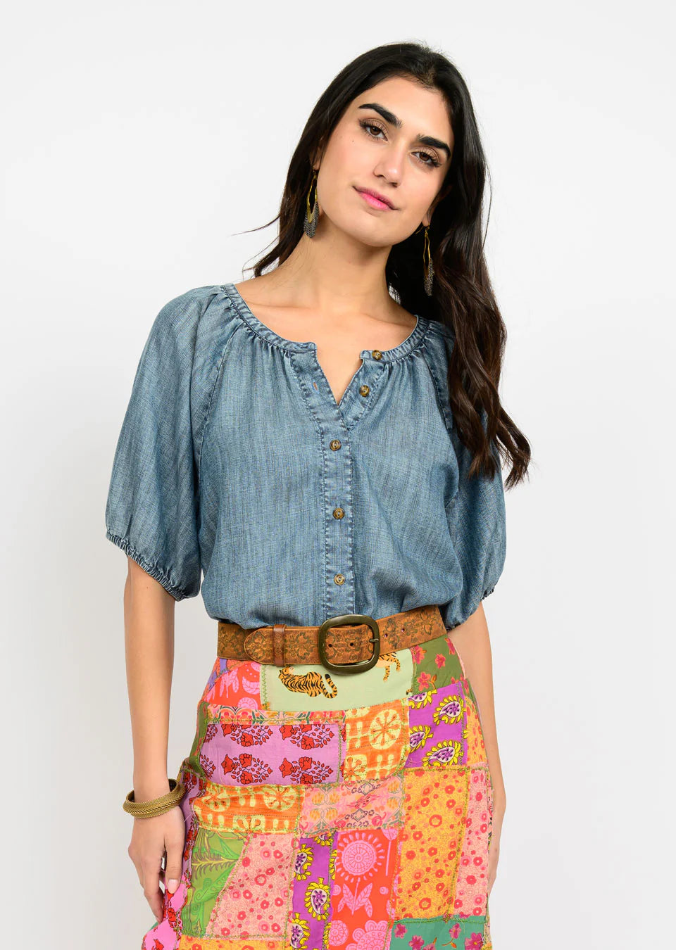 Peasant Button Up by Ivy Jane