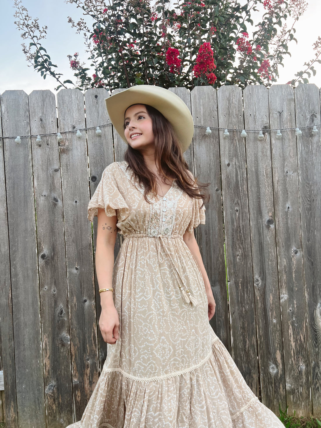 The Saffron Bloom Maxi Dress