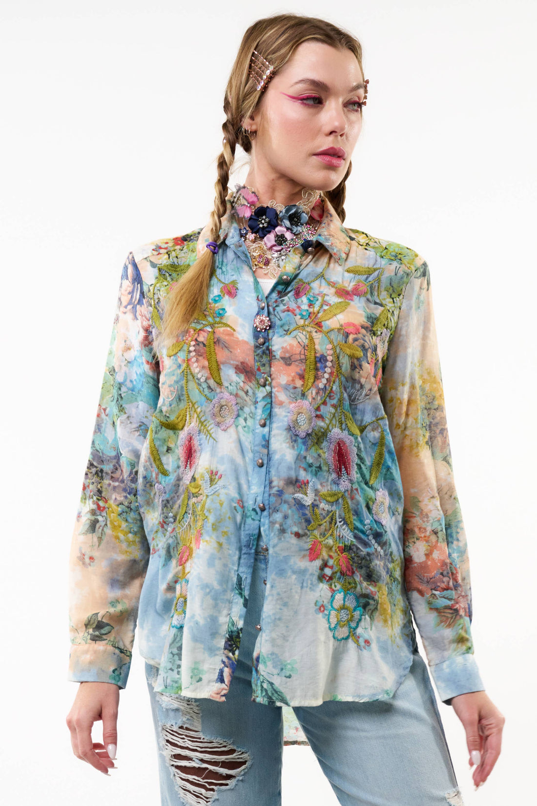 Valeria Embroidered Shirt