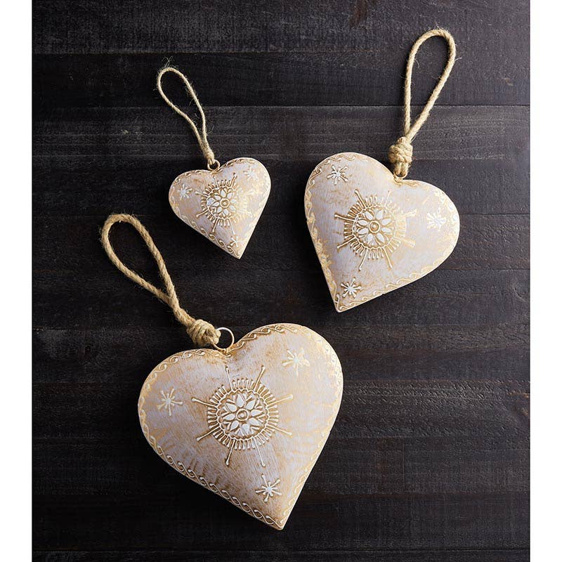 Gold Heart Décor - Medium